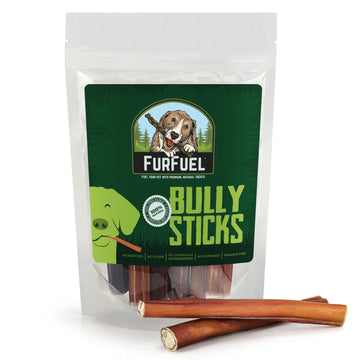 Bully Sticks: 6" Medium Sticks for Dogs 30-70lbs